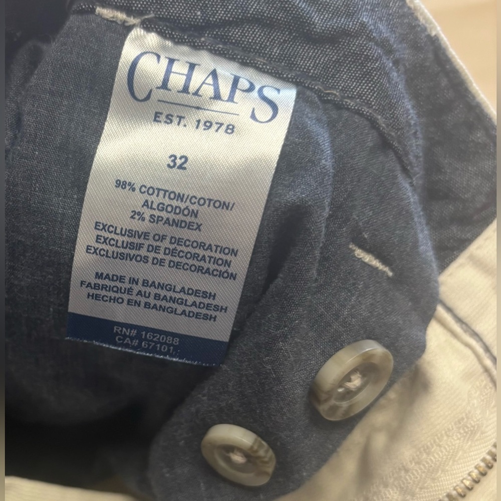 Chaps Ralph Lauren Men’s Cargo Shorts 32 Khaki Corduroy Baggy Utility Gorpcore - Picture 4 of 16